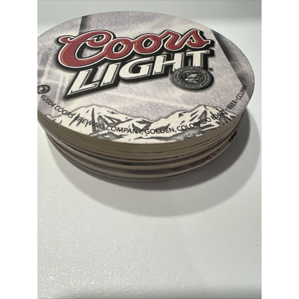 13︱Coors Light︱Paper Coasters︱2004︱2 Sided